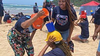 Team Building On The Beach