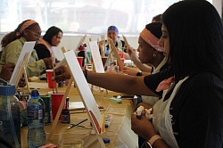 Sip & Paint Team Building Experience