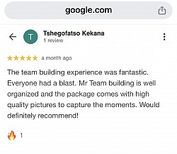 MR Team Building Reviews